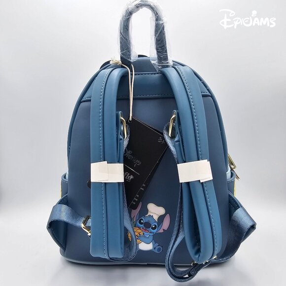 Loungefly Disney Lilo & Stitch Pineapple Pizza Mini Backpack - Picture 6 of 8